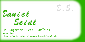 daniel seidl business card